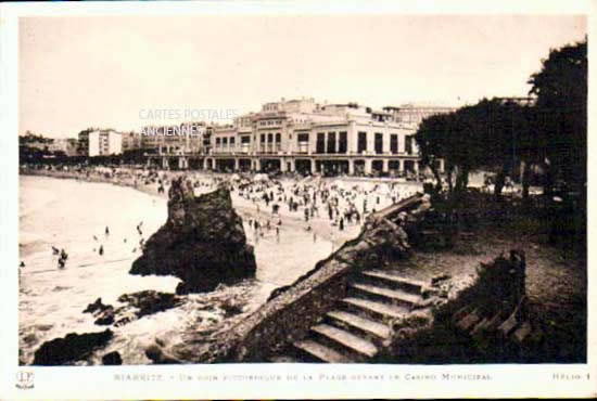 Cartes postales anciennes > CARTES POSTALES > carte postale ancienne > cartes-postales-ancienne.com Nouvelle aquitaine Pyrenees atlantiques Biarritz