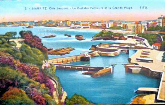 Cartes postales anciennes > CARTES POSTALES > carte postale ancienne > cartes-postales-ancienne.com Nouvelle aquitaine Pyrenees atlantiques Biarritz