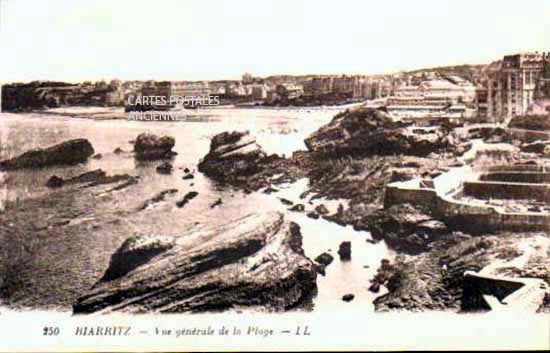 Cartes postales anciennes > CARTES POSTALES > carte postale ancienne > cartes-postales-ancienne.com Nouvelle aquitaine Pyrenees atlantiques Biarritz