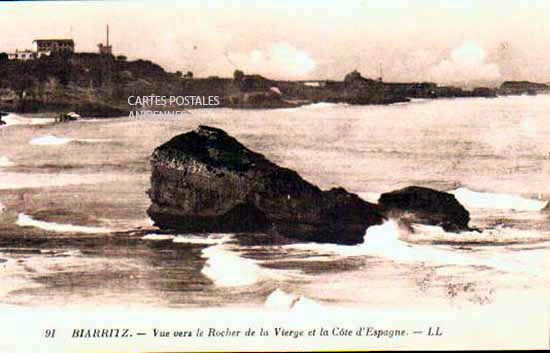 Cartes postales anciennes > CARTES POSTALES > carte postale ancienne > cartes-postales-ancienne.com Nouvelle aquitaine Pyrenees atlantiques Biarritz