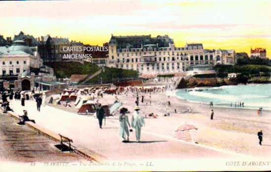 Cartes postales anciennes > CARTES POSTALES > carte postale ancienne > cartes-postales-ancienne.com Nouvelle aquitaine Pyrenees atlantiques Biarritz