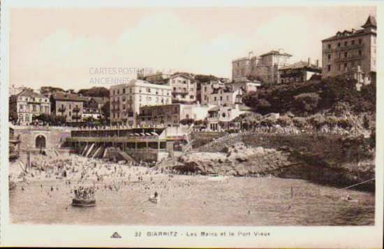 Cartes postales anciennes > CARTES POSTALES > carte postale ancienne > cartes-postales-ancienne.com Nouvelle aquitaine Pyrenees atlantiques Biarritz