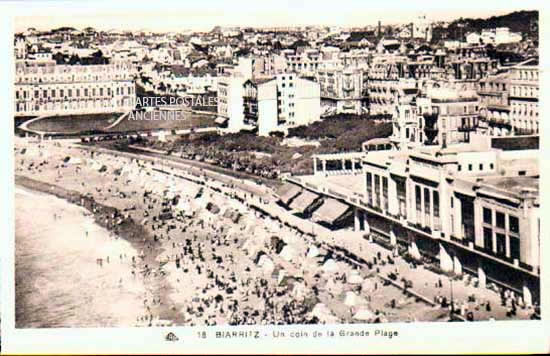 Cartes postales anciennes > CARTES POSTALES > carte postale ancienne > cartes-postales-ancienne.com Nouvelle aquitaine Pyrenees atlantiques Biarritz