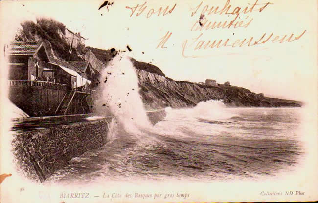 Cartes postales anciennes > CARTES POSTALES > carte postale ancienne > cartes-postales-ancienne.com Nouvelle aquitaine Pyrenees atlantiques Biarritz