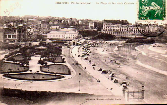 Cartes postales anciennes > CARTES POSTALES > carte postale ancienne > cartes-postales-ancienne.com Nouvelle aquitaine Pyrenees atlantiques Biarritz