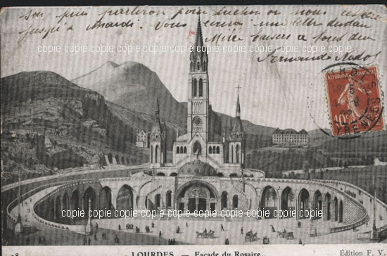 Cartes postales anciennes > CARTES POSTALES > carte postale ancienne > cartes-postales-ancienne.com Occitanie Hautes pyrenees Lourdes