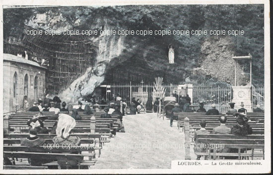 Cartes postales anciennes > CARTES POSTALES > carte postale ancienne > cartes-postales-ancienne.com Occitanie Hautes pyrenees Lourdes