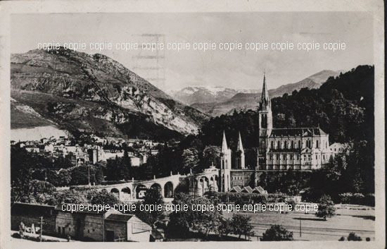 Cartes postales anciennes > CARTES POSTALES > carte postale ancienne > cartes-postales-ancienne.com Occitanie Hautes pyrenees Lourdes