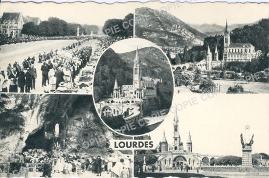 Cartes postales anciennes > CARTES POSTALES > carte postale ancienne > cartes-postales-ancienne.com Occitanie Hautes pyrenees Lourdes