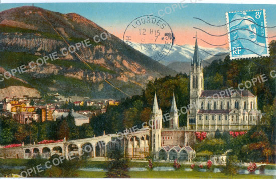 Cartes postales anciennes > CARTES POSTALES > carte postale ancienne > cartes-postales-ancienne.com Occitanie Hautes pyrenees Lourdes