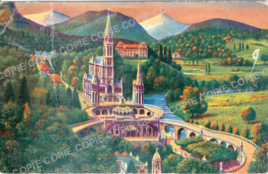 Cartes postales anciennes > CARTES POSTALES > carte postale ancienne > cartes-postales-ancienne.com Occitanie Hautes pyrenees Lourdes