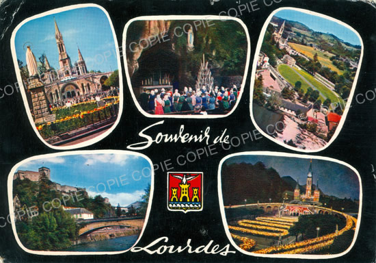 Cartes postales anciennes > CARTES POSTALES > carte postale ancienne > cartes-postales-ancienne.com Occitanie Hautes pyrenees Lourdes