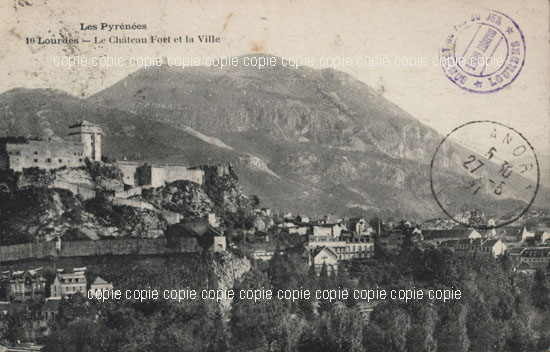 Cartes postales anciennes > CARTES POSTALES > carte postale ancienne > cartes-postales-ancienne.com Occitanie Hautes pyrenees Lourdes