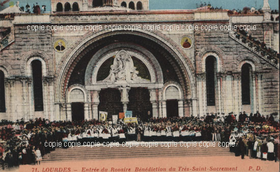 Cartes postales anciennes > CARTES POSTALES > carte postale ancienne > cartes-postales-ancienne.com Occitanie Hautes pyrenees Lourdes