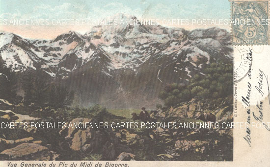 Cartes postales anciennes > CARTES POSTALES > carte postale ancienne > cartes-postales-ancienne.com Occitanie Hautes pyrenees