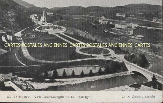 Cartes postales anciennes > CARTES POSTALES > carte postale ancienne > cartes-postales-ancienne.com Occitanie Hautes pyrenees Lourdes