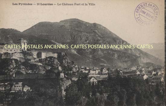 Cartes postales anciennes > CARTES POSTALES > carte postale ancienne > cartes-postales-ancienne.com Occitanie Hautes pyrenees Lourdes