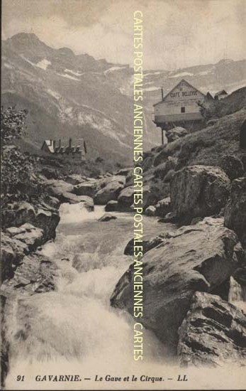 Cartes postales anciennes > CARTES POSTALES > carte postale ancienne > cartes-postales-ancienne.com Occitanie Hautes pyrenees Gavarnie