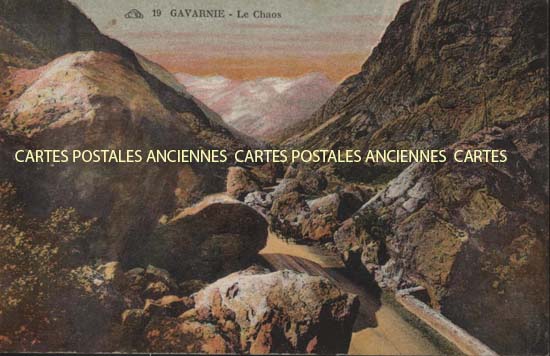 Cartes postales anciennes > CARTES POSTALES > carte postale ancienne > cartes-postales-ancienne.com Occitanie Hautes pyrenees Gavarnie