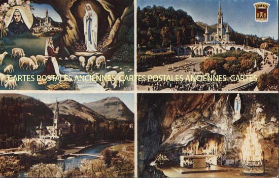 Cartes postales anciennes > CARTES POSTALES > carte postale ancienne > cartes-postales-ancienne.com Occitanie Hautes pyrenees Lourdes