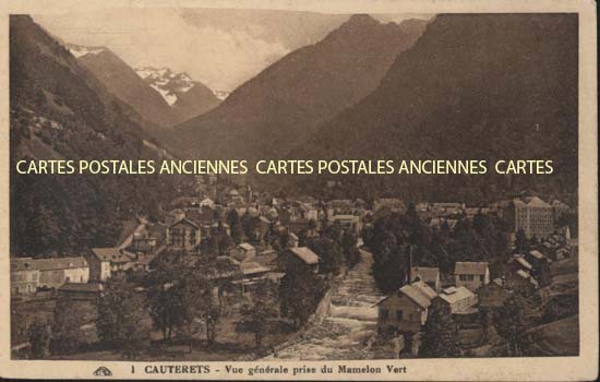 Cartes postales anciennes > CARTES POSTALES > carte postale ancienne > cartes-postales-ancienne.com Occitanie Hautes pyrenees Cauterets