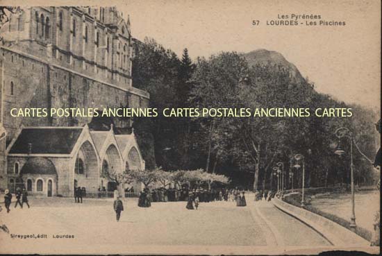 Cartes postales anciennes > CARTES POSTALES > carte postale ancienne > cartes-postales-ancienne.com Occitanie Hautes pyrenees Lourdes