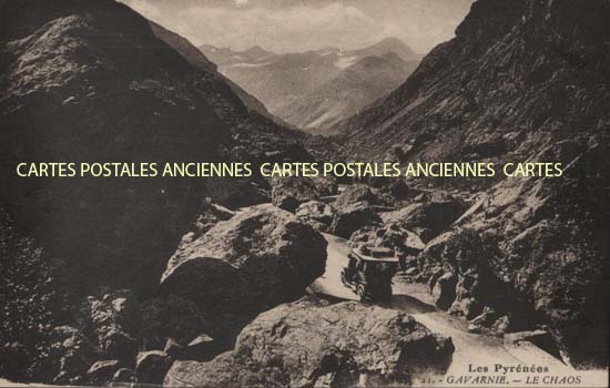 Cartes postales anciennes > CARTES POSTALES > carte postale ancienne > cartes-postales-ancienne.com Occitanie Hautes pyrenees Gavarnie