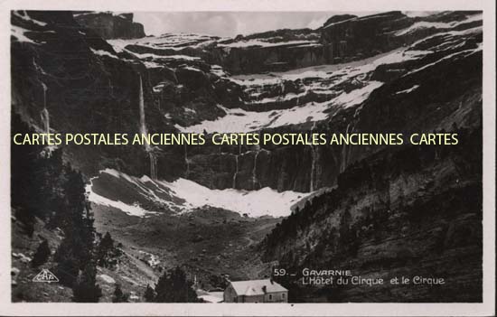 Cartes postales anciennes > CARTES POSTALES > carte postale ancienne > cartes-postales-ancienne.com Occitanie Hautes pyrenees Gavarnie