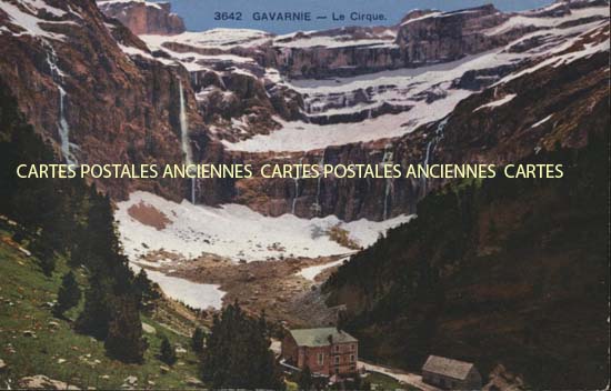 Cartes postales anciennes > CARTES POSTALES > carte postale ancienne > cartes-postales-ancienne.com Occitanie Hautes pyrenees Gavarnie