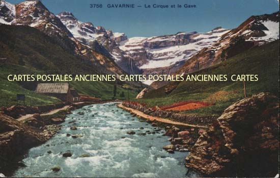 Cartes postales anciennes > CARTES POSTALES > carte postale ancienne > cartes-postales-ancienne.com Occitanie Hautes pyrenees Gavarnie