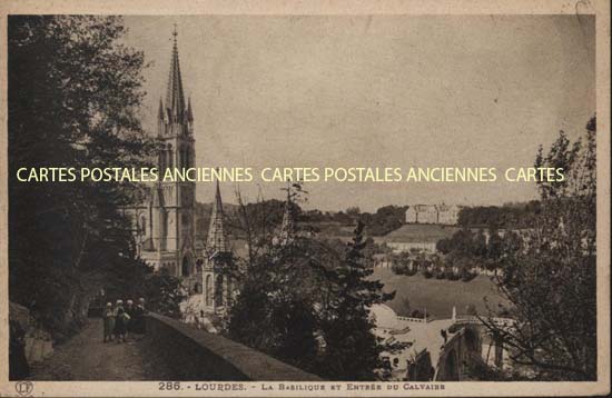 Cartes postales anciennes > CARTES POSTALES > carte postale ancienne > cartes-postales-ancienne.com Occitanie Hautes pyrenees Lourdes