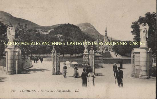 Cartes postales anciennes > CARTES POSTALES > carte postale ancienne > cartes-postales-ancienne.com Occitanie Hautes pyrenees Lourdes