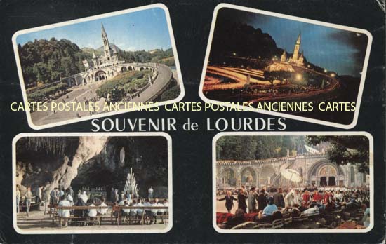 Cartes postales anciennes > CARTES POSTALES > carte postale ancienne > cartes-postales-ancienne.com Occitanie Hautes pyrenees Lourdes