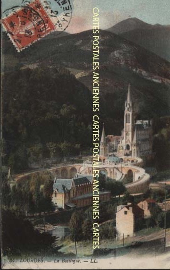 Cartes postales anciennes > CARTES POSTALES > carte postale ancienne > cartes-postales-ancienne.com Occitanie Hautes pyrenees Lourdes