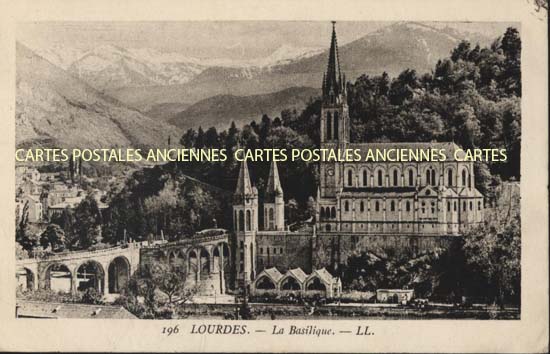 Cartes postales anciennes > CARTES POSTALES > carte postale ancienne > cartes-postales-ancienne.com Occitanie Hautes pyrenees Lourdes