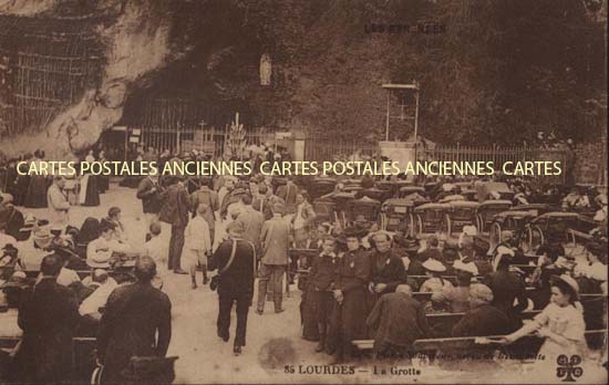 Cartes postales anciennes > CARTES POSTALES > carte postale ancienne > cartes-postales-ancienne.com Occitanie Hautes pyrenees Lourdes