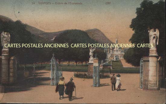 Cartes postales anciennes > CARTES POSTALES > carte postale ancienne > cartes-postales-ancienne.com Occitanie Hautes pyrenees Lourdes