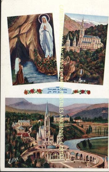 Cartes postales anciennes > CARTES POSTALES > carte postale ancienne > cartes-postales-ancienne.com Occitanie Hautes pyrenees Lourdes