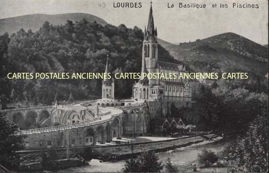 Cartes postales anciennes > CARTES POSTALES > carte postale ancienne > cartes-postales-ancienne.com Occitanie Hautes pyrenees Lourdes