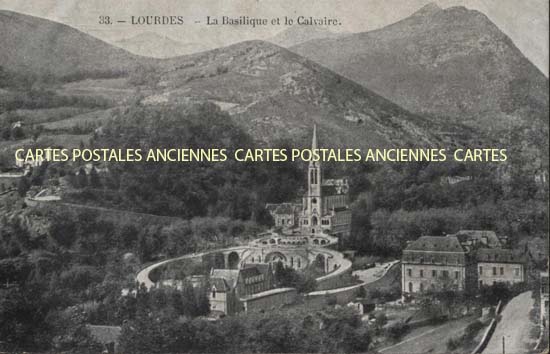 Cartes postales anciennes > CARTES POSTALES > carte postale ancienne > cartes-postales-ancienne.com Occitanie Hautes pyrenees Lourdes