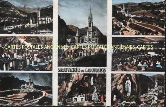 Cartes postales anciennes > CARTES POSTALES > carte postale ancienne > cartes-postales-ancienne.com Occitanie Hautes pyrenees Lourdes