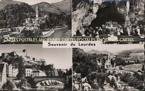 Cartes postales anciennes > CARTES POSTALES > carte postale ancienne > cartes-postales-ancienne.com Occitanie Hautes pyrenees Lourdes