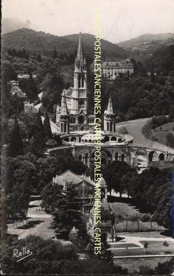 Cartes postales anciennes > CARTES POSTALES > carte postale ancienne > cartes-postales-ancienne.com Occitanie Hautes pyrenees Lourdes