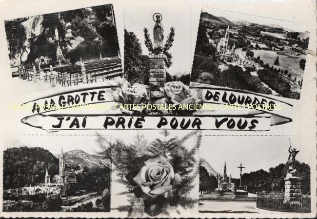 Cartes postales anciennes > CARTES POSTALES > carte postale ancienne > cartes-postales-ancienne.com Occitanie Hautes pyrenees Lourdes