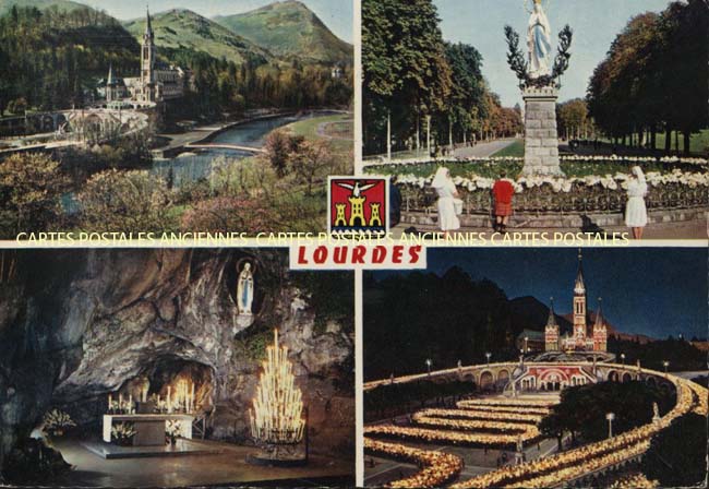 Cartes postales anciennes > CARTES POSTALES > carte postale ancienne > cartes-postales-ancienne.com Occitanie Hautes pyrenees Lourdes