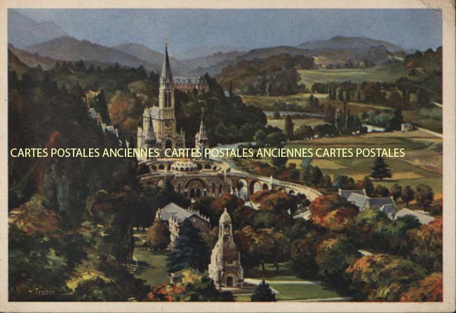 Cartes postales anciennes > CARTES POSTALES > carte postale ancienne > cartes-postales-ancienne.com Occitanie Hautes pyrenees Lourdes