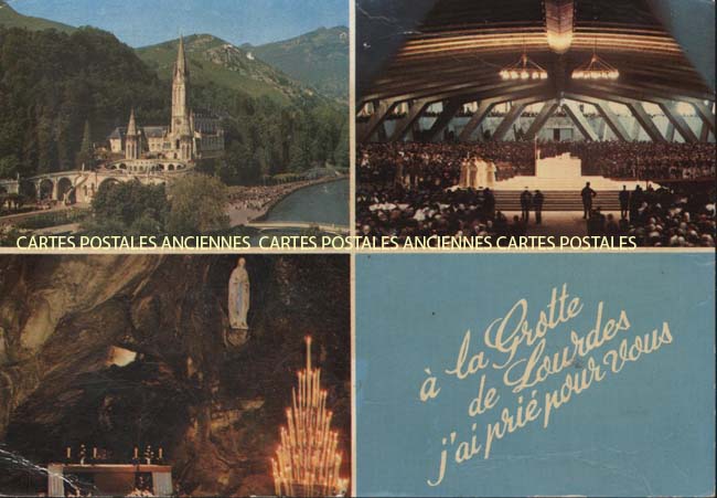 Cartes postales anciennes > CARTES POSTALES > carte postale ancienne > cartes-postales-ancienne.com Occitanie Hautes pyrenees Lourdes