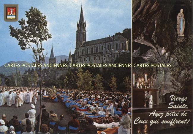 Cartes postales anciennes > CARTES POSTALES > carte postale ancienne > cartes-postales-ancienne.com Occitanie Hautes pyrenees Lourdes