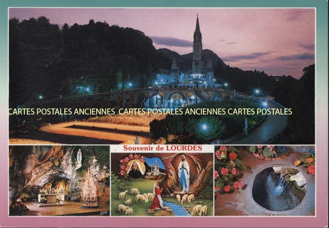 Cartes postales anciennes > CARTES POSTALES > carte postale ancienne > cartes-postales-ancienne.com Occitanie Hautes pyrenees Lourdes