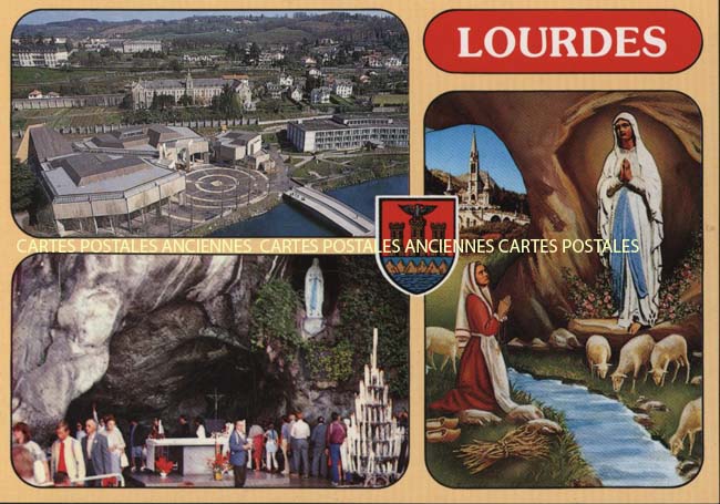 Cartes postales anciennes > CARTES POSTALES > carte postale ancienne > cartes-postales-ancienne.com Occitanie Hautes pyrenees Lourdes